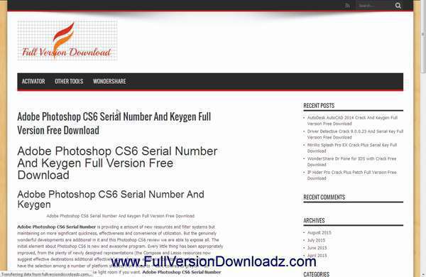 adobe photoshop cs free download full version with serial key