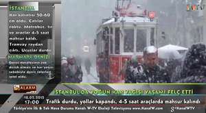 KanalW-TV ALARM: Antalya Kaş Fırtına (Deniz Taştı) 11.02.2015