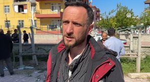 Konya'da askeri eğitim uçağının düştüğü bölgeden ilk görüntüler