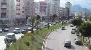 Antalya Konyaaltı Atatürk Bulvarı Trafik Görüntüleri