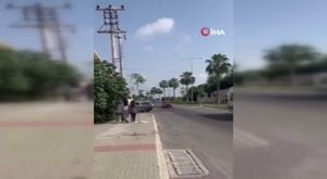 Bursa'da bisikletiyle kahve kahve gezip oy istiyor