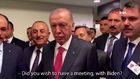 Erdoğan’dan “Biden ile görüşmeyi diler miydiniz?” sorusuna şaşırtan cevap