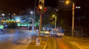 Ankara'da seyir halindeki araç alev aldı