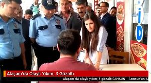  HABER55 REKLAM YAZARI ŞAİR HASAN SANCAK'TAN PANKARTLI PROTESTO!..