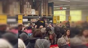 Bursa'da 'yol verme' tartışması kamerada