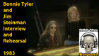 Bonnie Tyler and Jim Steinman - Interview and Rehearsal (1983)