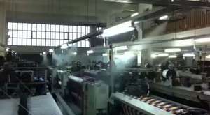 Sismist Tekstil Nemlendirme sistemleri iplik fabrikasi nemlendirme
