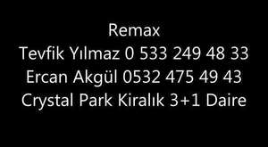 Remax İstanbul Pendik Kurtköy Çamlık Crystal ( kristal ) Park ta Kiralık 3+1 Daire
