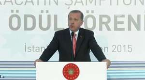 Erdoğan'ın katıldığı törende Reza Zarrab'a ödül