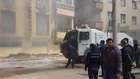 Viranşehir`de Korkutan Yangına Polis Müdahalesi 