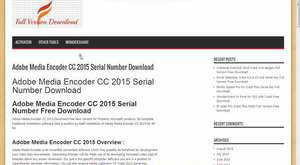 Adobe Media Encoder CC 2015 Serial Number Download