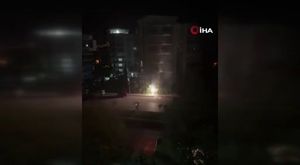Bursa'da kürekli yumruklu kavga kamerada