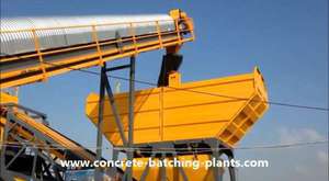 twin shaft concrete mixers - Concrete batching plants 