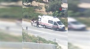 Bursa'da 10 katlı iş merkezi alev alev yandı