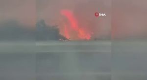 Bursa'da şehitlikte buruk bayram