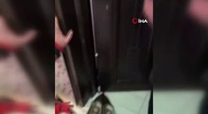 Bursa'da kürekli yumruklu kavga kamerada