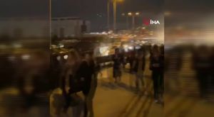 Osmaniye'de Sağanak Yağış Hayatı Felç Etti Yıldırım Kameraya Yansıdı