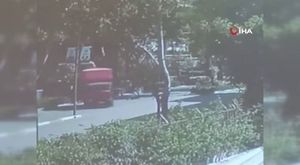 Bursa'da saniyelerle ölümden döndüler