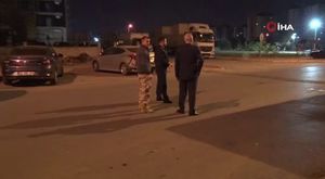 Osmaniye'de Sağanak Yağış Hayatı Felç Etti Yıldırım Kameraya Yansıdı