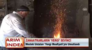 ZANAATKARLARIN 'VERGİ' SEVİNCİ - YouTube