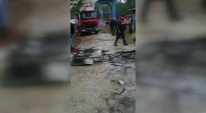 Bursa'da tamir için yola çıkan minibüs yandı