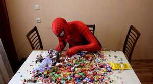 YENİ! Şeker ya da meyve örümcek TV çok fazla Deli var! 