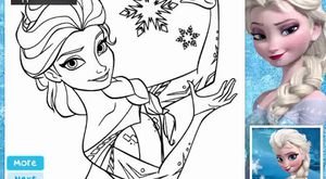 Elsa boyama kitabı oyna