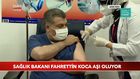Bakan Koca canlı yayında aşı oldu!