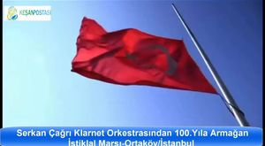 Serkan Çağrı ve Klarnet Orkestrası`ndan Ortaköy`de İstiklal Marşı 
