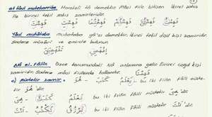 Arapça-1  05. ve 06. Ünite Erol Balcı Paylaşımı Ders Notları