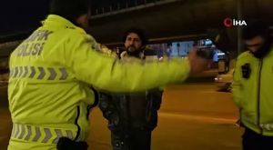 Sürücünün refleksi kazayı böyle önledi