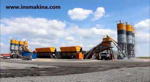 ins makina 160 m3/h mobile concrete batching plants  Beton santrali  Centrales a beton 