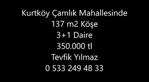 Kurtköy Emlakçısından Pendik Yenişehir Dumankaya Konsept Kurtköy Kiralık 3+1 Daire 1550 TL