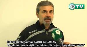 Aykut Kocaman`ın Osmanlıspor Maçı Sonrası Açıklamaları 