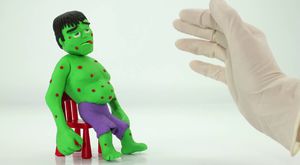 Bloody Hulk Superhero Prank Goes Wrong - Superheroes in Real Life Play Doh Stop Motion
