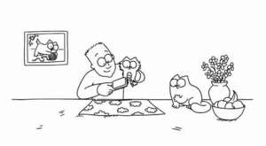 Butterflies - Simon`s Cat (A Valentine`s Special!) 