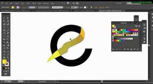 CH4 logo design - illustrator cc 