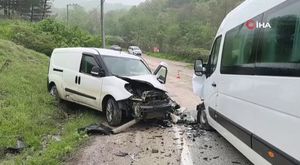 Bursa'da 1. kattan düşen çocuğu çuvallar korudu
