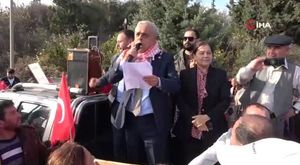 Bursa'daki lahit tarlası gece gündüz korunuyor