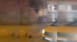 Bursa'da feci kaza! Önce ağaçları yıktı, takla atarak karşı seride uçtu...