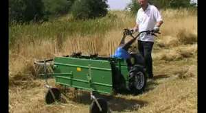 BCS Bank Commander with 1m Rotary Mower with Collector by Tracmaster UK 