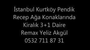 İstanbul Pendik Kurtköy Dumankaya Trend Satılık 1+1 Daire