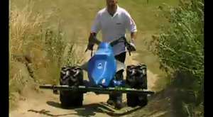 Two Wheel Tractor with Drag Mat Demo by Tracmaster UK 