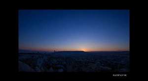 Kapadokya'da güneş doğumu