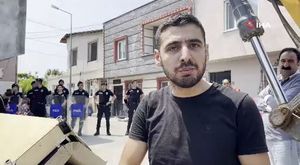 Bursa'da talaş emici makinesine sıkışan işçiyi itfaiye ekipleri kurtardı