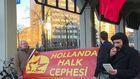 Hollanda Halk Cephesi Rotterdam Türkiye Başkonsolosluğu Önünde Eylem Yaptı