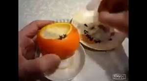  portakaldan mum yapımı