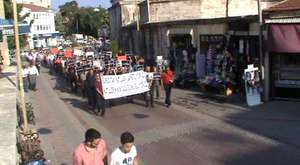 Suruç Katliamını Protesto yürüyüşü 