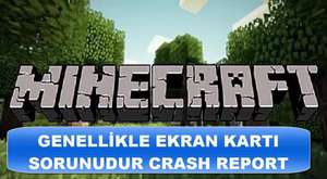 Minecraft Crash Report Hatası Ve Çözümü 