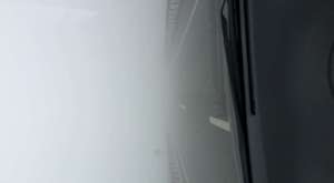 Çorum Merzifon arasi yogun sisli